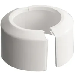 HAAS Kunststoff-Klapprosette, weiss, 110 x 100 mm, 2-teilig