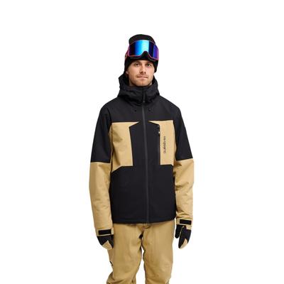 Snowboardjacke QUIKSILVER "Dawson 10K", Herren, Gr. L, beige (kelp), Obermaterial: 100% Polyester., Jacken Snowboardjacke