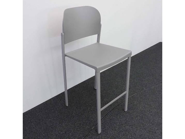 Hochstühle IBEBI Bio, Grau ohne Armlehnen, Neu, Tresenhocker - Praktisch & Komfortabel