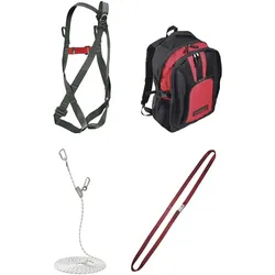 Teufelberger, Absturzsicherung, Absturzsicherungsset Grip 11 im Rucksack (Auffanggurt, 100 kg)