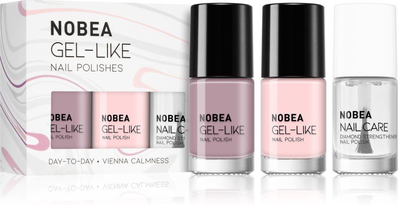 NOBEA Day-to-Day Vienna Calmness Set nail polish set 3x6 ml