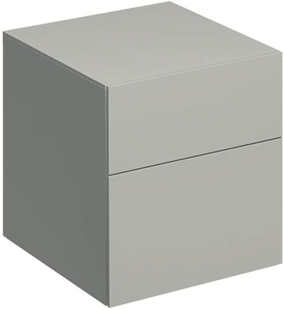 Geberit Xeno² Seitenschrank 500504001 45x51x46,2cm, mit 2 Schubladen, matt/greige
