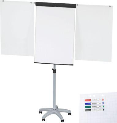 Flipchart MAULstandard, mit Sternfuß, inklusive Papier und Marker
