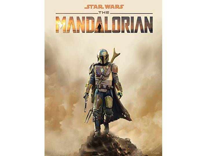 Komar Star Wars Wandbild Mandalorian Movie Poster Dekoration, Poster, Kunstdruck Größe 30 x 40 cm WB-SW-017-30x40, bunt