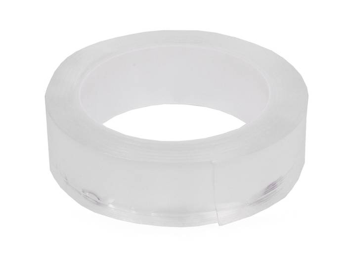 Doppelseitiges Nano-Klebeband, 2 m x 3 cm, transparent