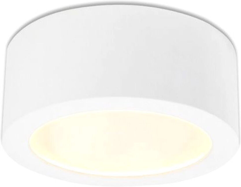 Isoled Led Aufbauleuchte Luna 8w, Weiß, Indirektes Licht, Warmweiß, Dimmbar