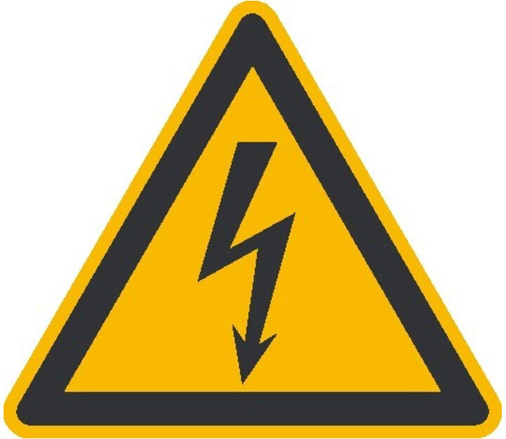 SafetyMarking Warnschild Fol 500 St. elektr.Spannung SL100mm ; wolk (31.0191)