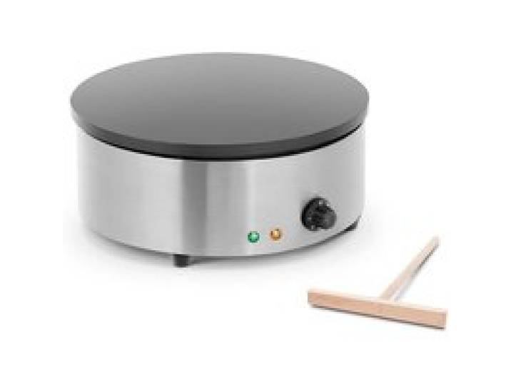 Royal Catering Crêpière Électrique RCEC-3000-R 3000W Plaque Fonte Émaillée 40cm Boîtier Inox Cuisine Professionnelle