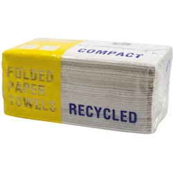 Soennecken Papierhandtuch Economy 22,5x22cm 2lg. V-Falz 20x250Bl., Haushaltspapier, Weiss