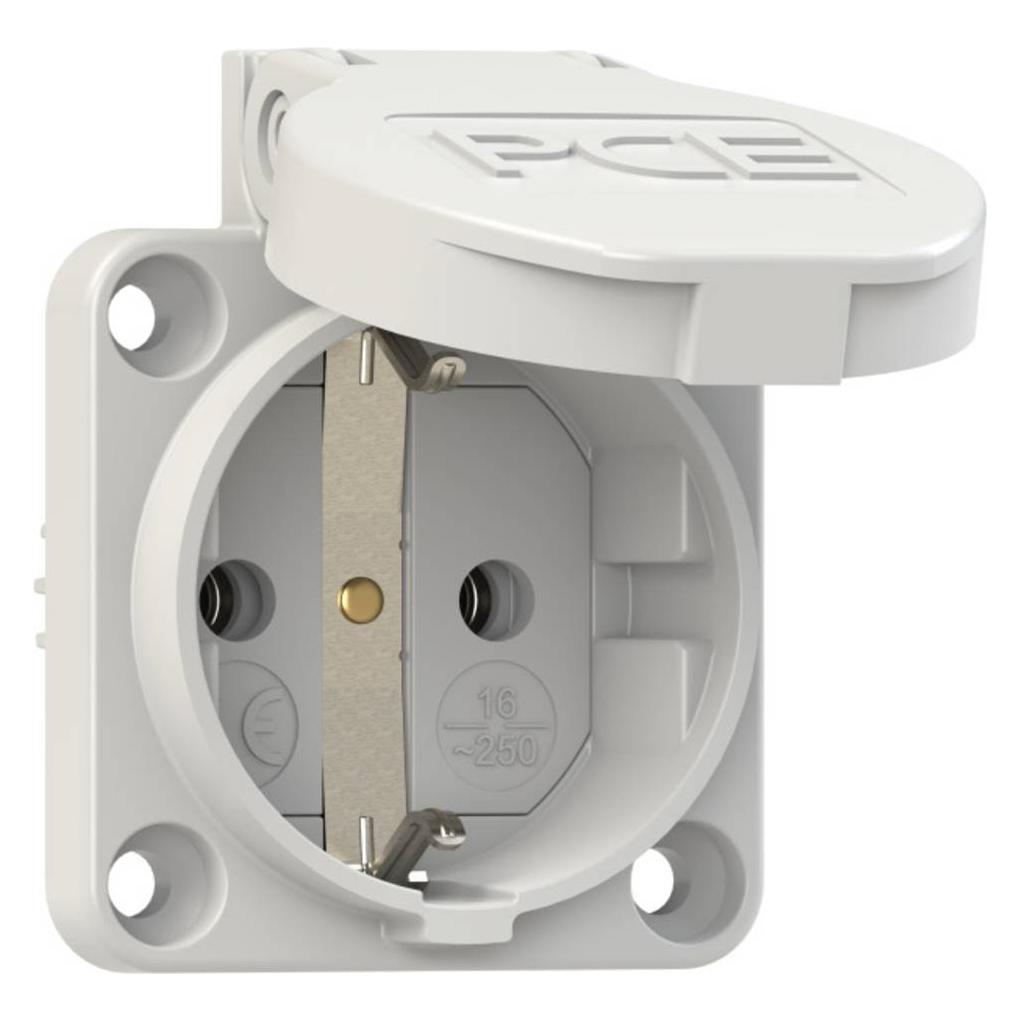 PCE 601.450.03 Anbau-Steckdose IP54 Grau (601.450.03)