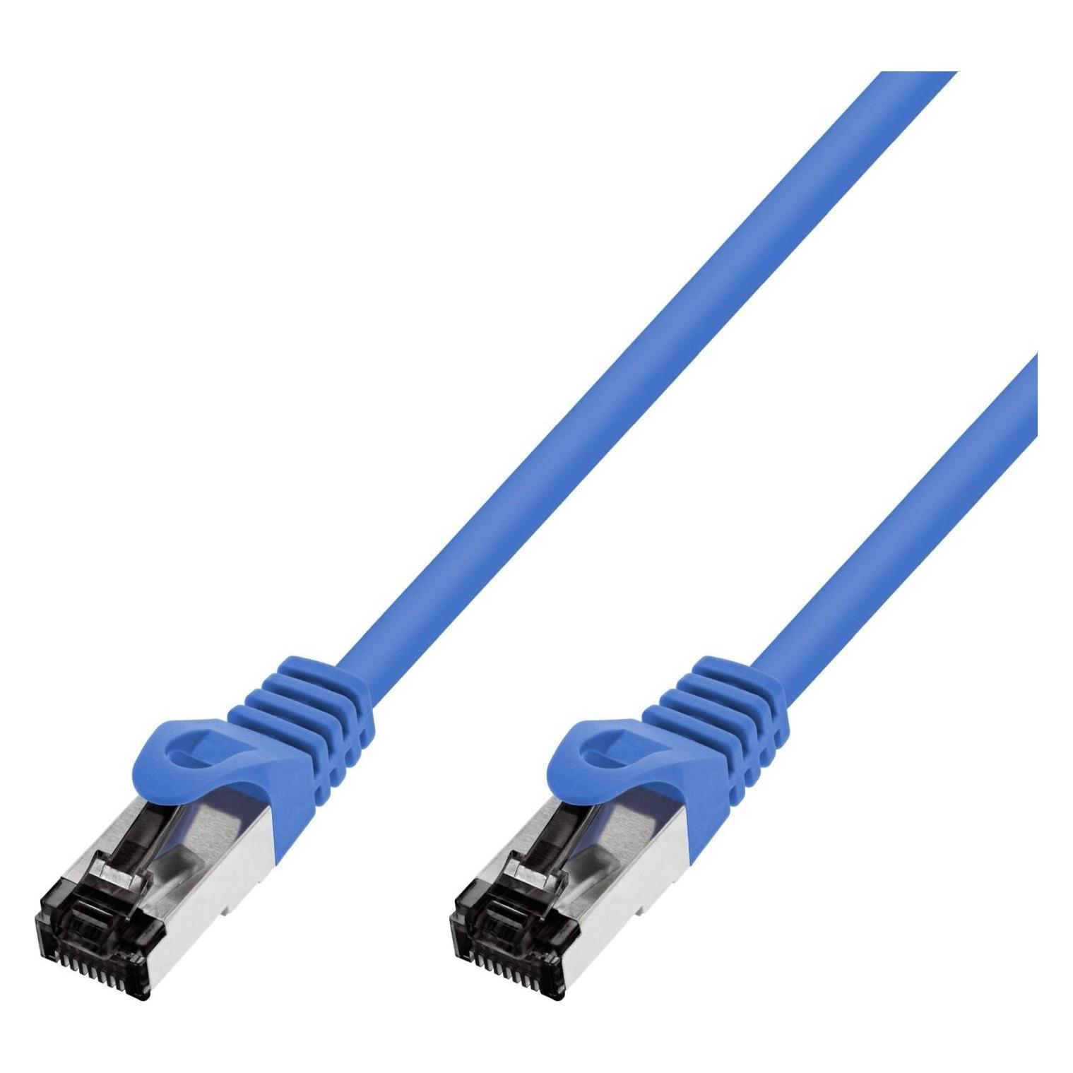 Extralink Cat.8.1 S/FTP 20m 40G LAN Patchkabel, Blau, Kupfer-Netzwerkkabel (S/FTP, CAT8.1, 20 m) (EX.38893)