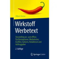 Wirkstoff Werbetext, Fachbücher von Albert Heiser