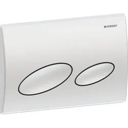 Geberit Kappa20 Betätigungsplatte seidenglanz-verchromt für 2-Mengen-Spülung 115228461
