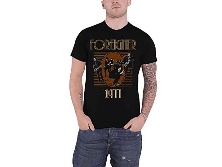 Foreigner Heren FORTS04MB01 T-Shirt,