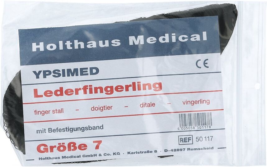 Lederfingerling Ypsimed Größe 7