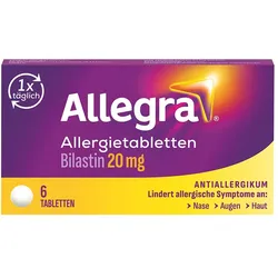 ALLEGRA Allergietabletten 20 mg Tabletten 6 St