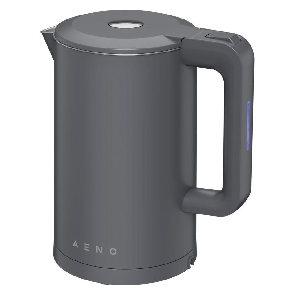 Aeno Schnellkocher EK13G - 1,7 l, doppelwandig, automatische Abschaltung, Innenbehälter aus Edelstahl, (1.70 l) (AENO)