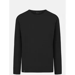 Hanseheld Herren Strickpullover Merino Schwarz