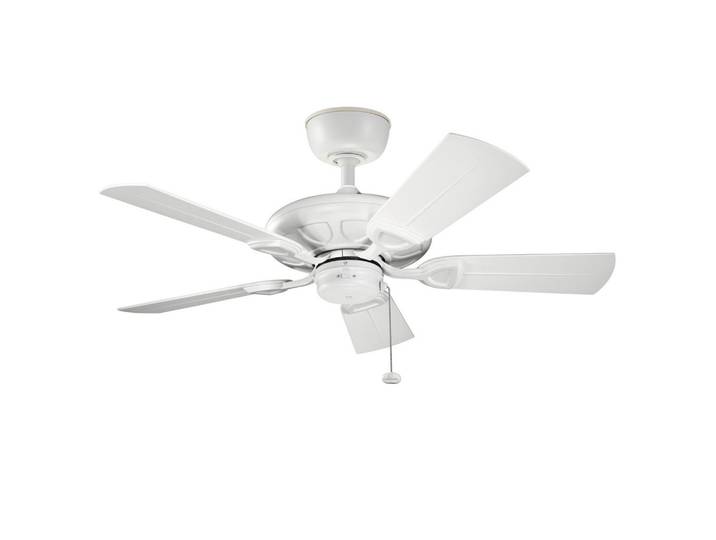 Elstead Lighting Deckenventilator Kevlar, Metall, 35 cm, RoHS, Fernbedienung, Sommerbetrieb, Winterbetrieb, Elektrogeräte, Kühlgeräte, Ventilatoren, Deckenventilatoren