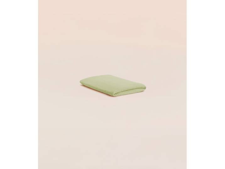 Drap housse en gaze de coton - Vert amande