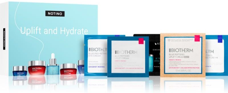 Beauty Discovery Box Notino Uplift and Hydrate set W Hydrating Face Serum