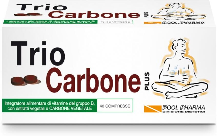 POOL PHARMA Srl Triocarbone Compresse Plus Integratore 40 cpr compresse