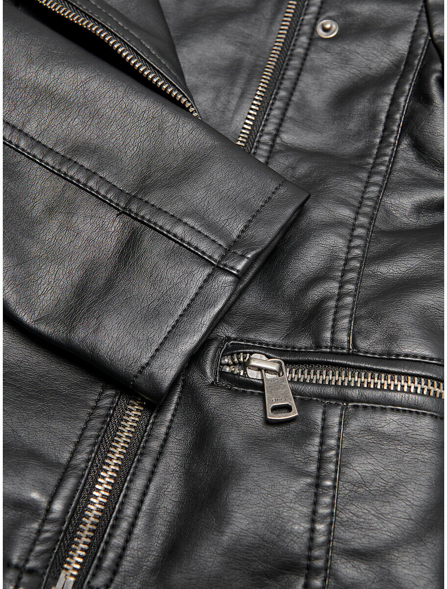 KIDS ONLY Veste esprit motard en simili
