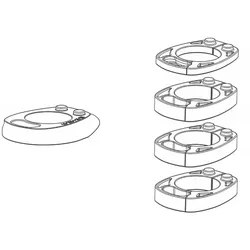 BIKE AHEAD COMPOSITES Headset Cover & Spacer Set für THE COCKPIT | CO