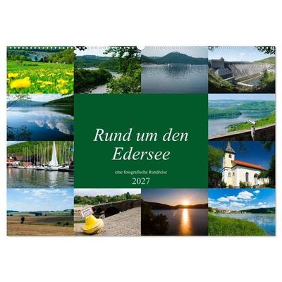 Rund um den Edersee (Wandkalender 2027 DIN A2 quer), CALVENDO Monatskalender
