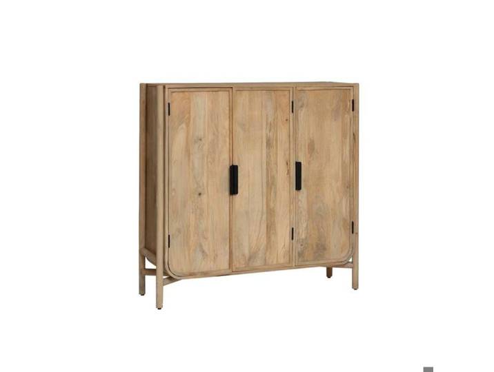 Buffet haut 3 portes en bois de manguier Nova