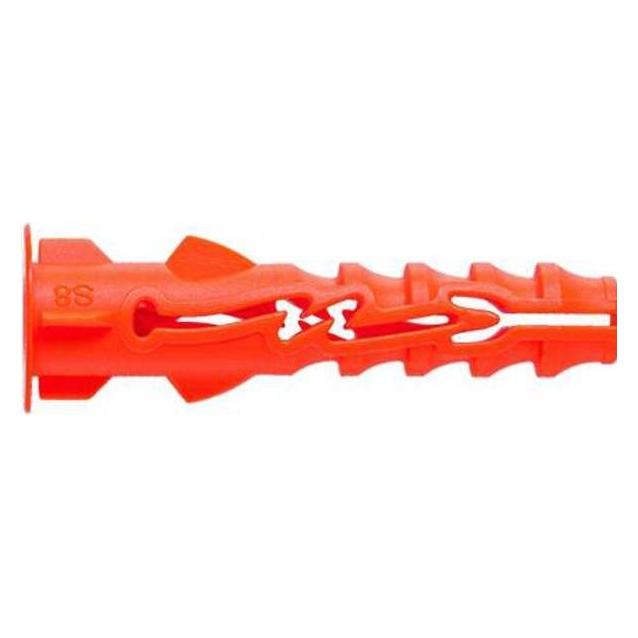 Spit Befestigung 057080 D.6 x 30 Nylon Dübel mit Kragen 100 Stück (100 Stk.) (54037720)
