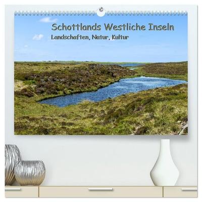 Schottlands Westliche Inseln (hochwertiger Premium Wandkalender 2027 DIN A2 quer), Kunstdruck in Hochglanz