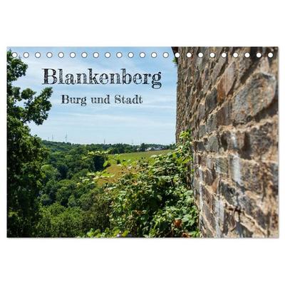 Blankenberg Burg und Stadt (Tischkalender 2026 DIN A5 quer), CALVENDO Monatskalender