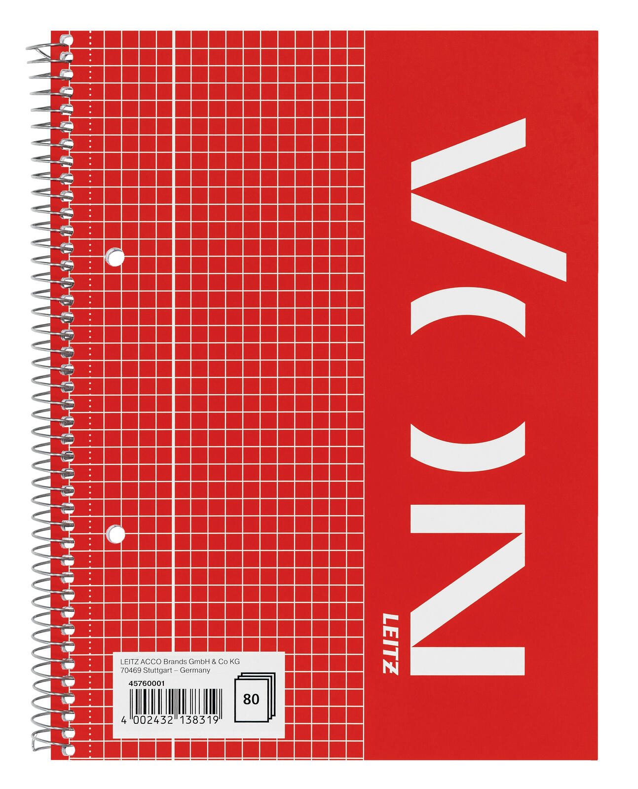 LEITZ Collegeblock DIN A5 kariert 45760001