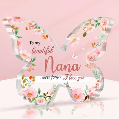 Decorative Plaque Butterfly, Appreciative Gifts For Nana, Special Gift Plaque Decorative Plaque Butterfly, Appreciative Gifts For Nana, Special Gift Plaque