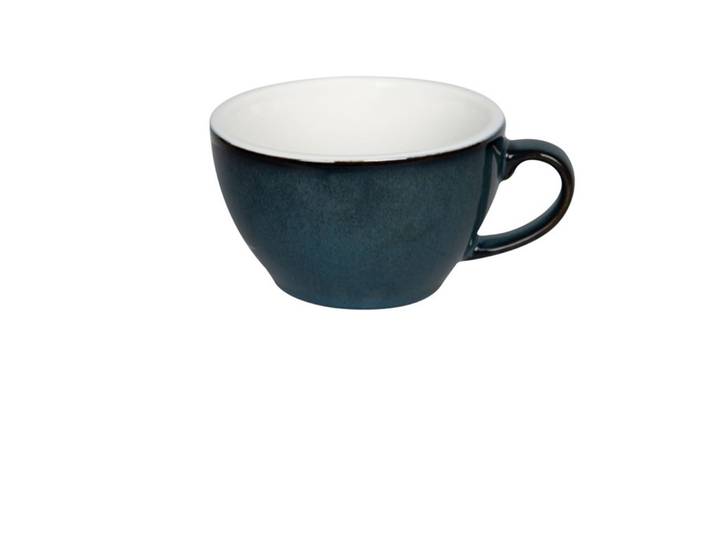 Diverse Café-Latte-Tasse Eggi Nachtblau Porzellan H 7 cm 0.3 l - Café-Latte-Tasse