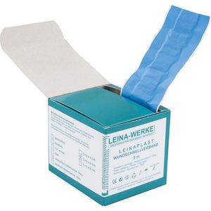 Leina-Werke Pflaster Leinaplast REF 70254, 1 Rolle, detektierbar, wasserfest, 5m x 6cm