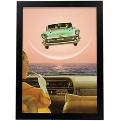 POSTER Collage Stil Kunst A3 Rahmenlos