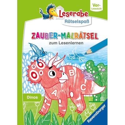 Leserabe Rätselspaß - Zauber-Malrätsel zum Lesenlernen: Dinos (Vor-Lesestufe), Taschenbuch von Melinda Ronto, Ravensburger Verlag GmbH,