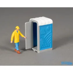 MSM Modelle Baustellen Toilette blau 5750/05