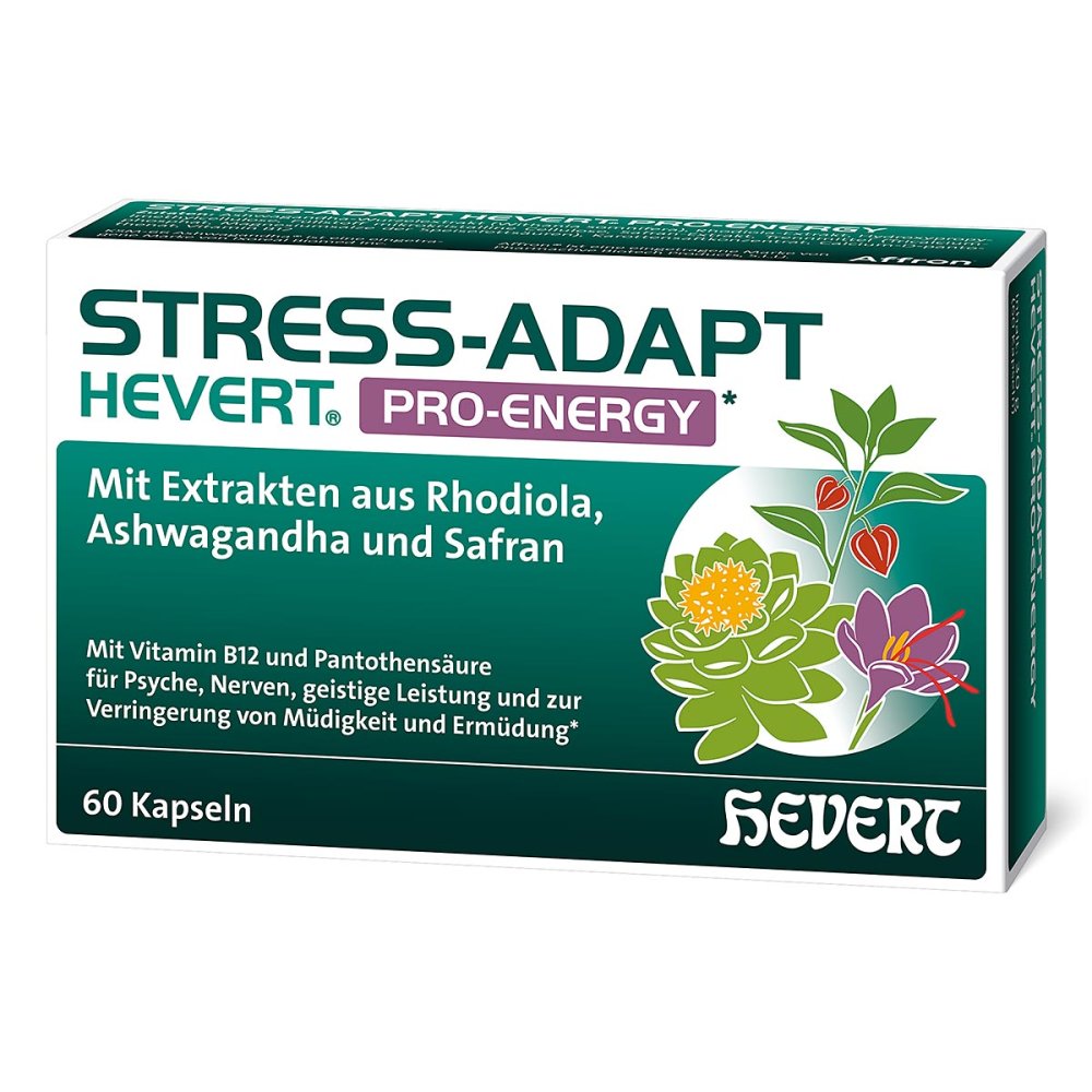 Hevert-Arzneimittel GmbH & Co. KG Stress-Adapt Hevert Pro-Energy Kapseln 20398660