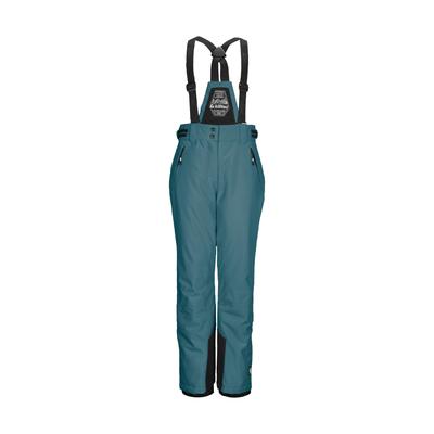 Skihose KILLTEC "KSW 213 GRLS SKI PNTS", Mädchen, Gr. 140, Normalgrößen, blau (jade), Obermaterial: 100% Polyester.Futter: 100% Polyester.Füllung: 100% Polyester, Hosen Skihose, Wasserdichte, atmungsaktive Skihose mit verstellbarer Taille