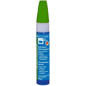 WEICON Schraubensicherung 30022030, Plombierlack, grün, wasserfest, 30ml