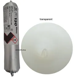 Ramsauer 130 Alkoxy transparent 1K Silikon Dichtstoff 400ml Folienbeutel