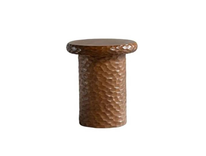 YCCHAH Sofatisch B& Hotel-Sofa-Beistelltisch Aus Massivem Holz, Wohnzimmer, Gehämmerter Kleiner Couchtisch Wohnzimmer-Beistelltisch(A)