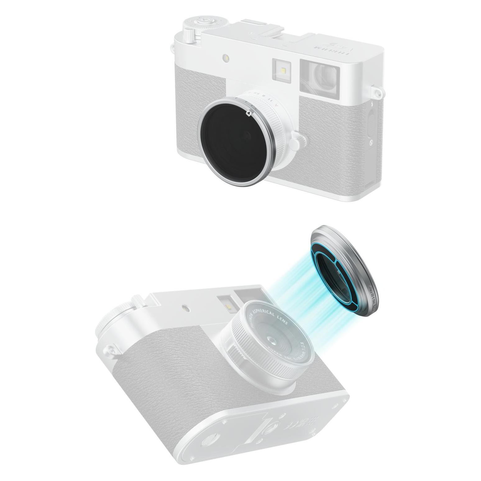 SmallRig Magnetischer VND-Filter ND2-ND32 für X half (40.60 mm, ND- / Graufilter) (5391)