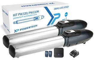 Kit Motores Batente c/ Acessórios até 500kg (24V) - POWERTECH