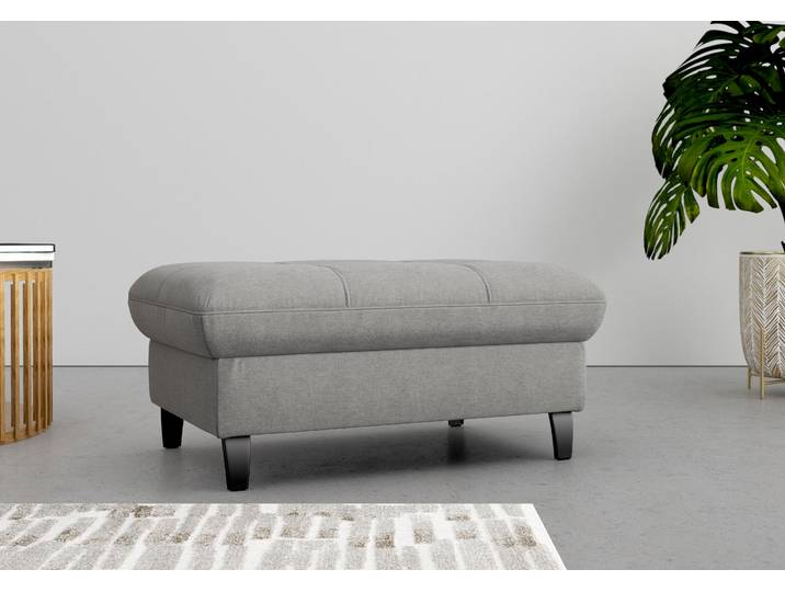Stauraumhocker SIT & MORE Maggiore , grau, B:102cm H:48cm T:67cm, 98% Polyester, 2% Polyamid, Hocker, Stauraumhocker, mit Stauraum