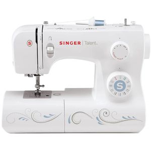 Singer Nähmaschine Talent 3323, mechanisch, für Anfänger, 23 Nähprogramme, Nählicht, Einfädelautomatik, Freiarm