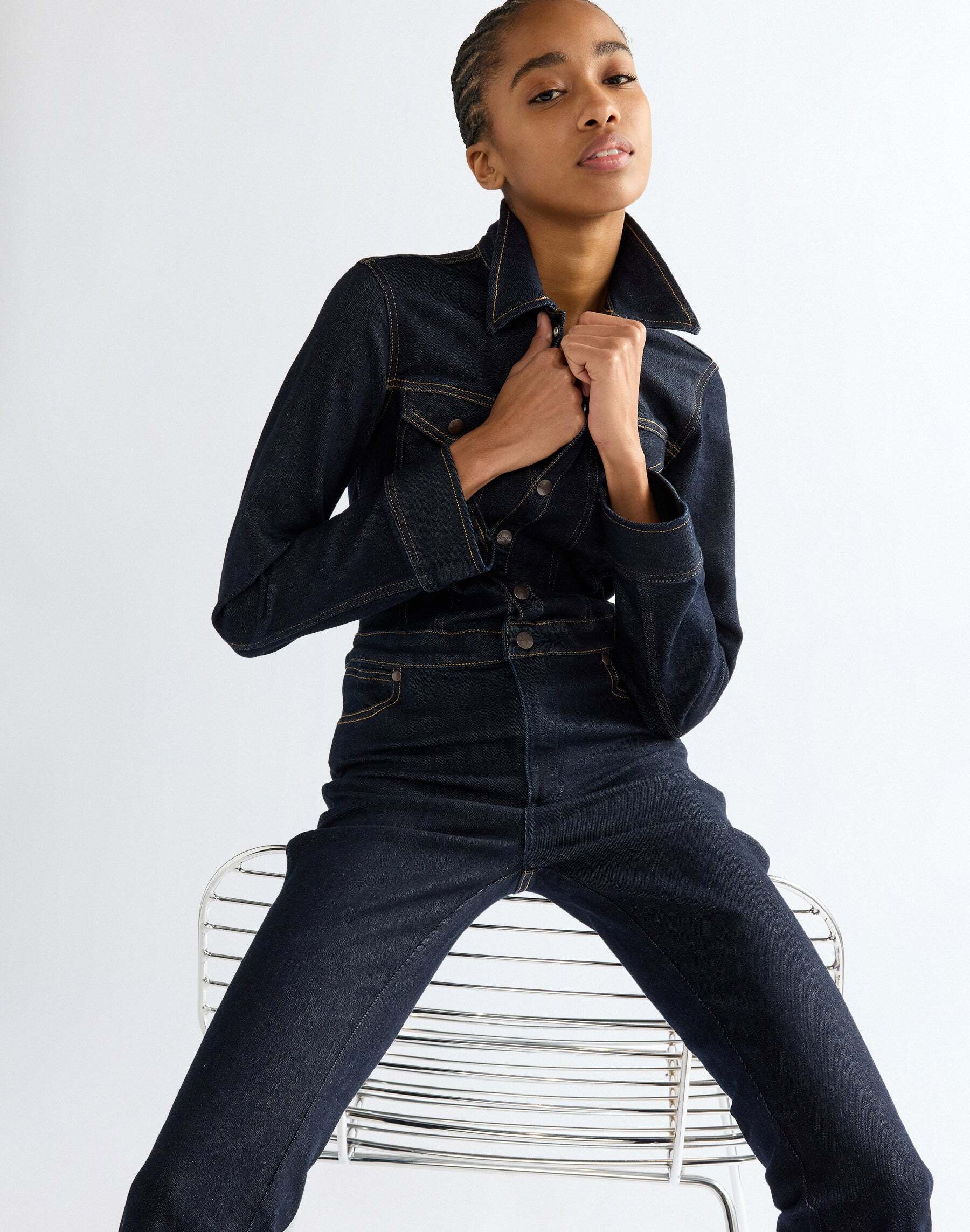 Overall WRANGLER "WRANGLER Overall Montana Coverall", Damen, Gr. 28, N-Gr, blau, Obermaterial: 94% Baumwolle CO. 5% Elastomultiester ELE. 1% Elasthan EL., Overalls Overall blau 28, N-Gr